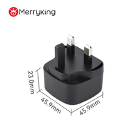 AC 100-240v UK Plugs UKCA Certifié DC Noir et Blanc 5V 1A Adaptateur secteur USB C Chargeur pour appareils de jouets électriques