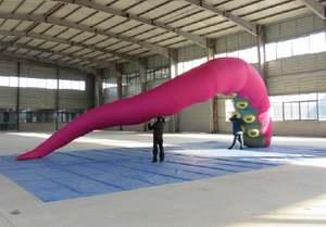 Bunte Aufblasbare <span class=keywords><strong>Oktopus</strong></span>-Tentakel in Individuellen Größen, Lila/Blaue/Rote Aufblasbare Monster-Tentakel-Requisiten für Ozean-Themenpartys - Product Image 3