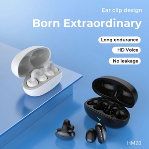 Auriculares inalámbricos OEM personalizados HM-20 con clip para la oreja, ENC BT5.3, auriculares <span class=keywords><strong>de</strong></span> oído abierto, deportivos, para correr, con clip para la oreja, para <span class=keywords><strong>iPhone</strong></span> y Samsung - Product Image 2