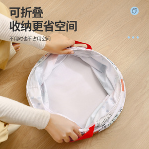 Panier à linge en tissu Oxford 600D pour chambre à coucher, bac à linge pour dortoir, bac de rangement pour jouets, seau de rangement pour poupées, pliable - Product Image 5