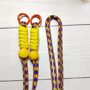 2024 מוצר חדש מותאם אישית חבל תלייה וחבל תלייה באיכות גבוהה שרשרת מחזיק מפתחות מתכת מחזיקי מפתחות סיליקון סיבי פוליאסטר - Product Image 5