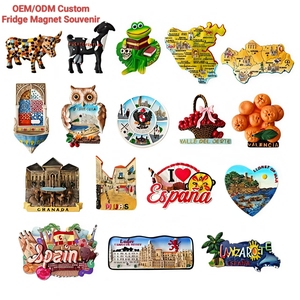 Imán <span class=keywords><strong>de</strong></span> Resina 3D Personalizado para Refrigerador, Recuerdo <span class=keywords><strong>de</strong></span> <span class=keywords><strong>España</strong></span>, Imán en Relieve Pintado a Mano, Adhesivo para Refrigerador, para Venta al por Mayor - Product Image 1