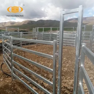 Painéis galvanizados baratos da cerca do gado da fazenda à venda