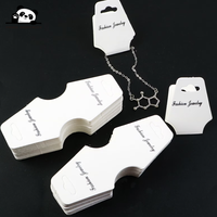 Tarjetas de Papel para Exhibición de Joyería, con Forma Especial, Personalizadas, para Collares y Accesorios