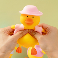 Jouet anti-stress en forme de canard à habiller, gadget de décompression, petite décoration de bureau, jouet haut de gamme, spécialement fourni aux supermarchés