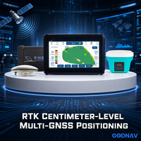 Sistem Perataan Lahan RTK GNSS Berkualitas Tinggi dengan Layar LCD 10-inci, Sistem Operasi Android 10 - Kontrol Kemiringan Akurat, Transmisi Stabil untuk Pertanian