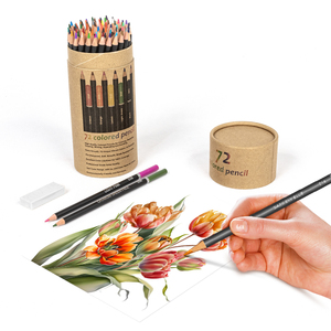 Hot Bán Giá Tốt Cao Cấp Chất Lượng Cao H & B 72 Màu Sắc Dầu Màu Bút Chì Trong Các Tông Xi Lanh Ống Cho Màu Dịch Vụ OEM - Product Image 5