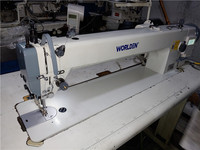 Machine synchrone à bras long (56 cm) WD 0303L-56 à alimentation supérieure et inférieure, à prix réduit, avec coupe-fil automatique