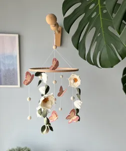 Custom Quran Swan Baby Mobile Felted Floral <strong>Crib</strong> Hanging Toy for Girls <strong>Chinese</strong> Online Market Wholesale - Product Image 4