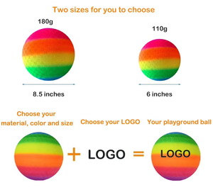 Direct Factory Großhandel Custom Logo Gewicht 180g 8,5 Zoll PVC Spielplatz bälle für Kids <span class=keywords><strong>Beach</strong></span> - Product Image 3