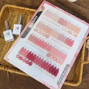 Wholesale Nude Pink UV <b>Gel</b> Polish Private Label HEMA Free Nude Pink Jelly <b>Nail</b> <b>Gel</b> OEM ODM Low MOQ <b>Nail</b> Supplies - Product Image 2