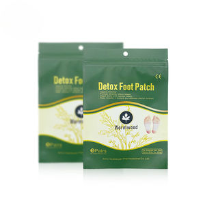 डिटॉक्स और विश्राम गृह उपयोग के लिए मगवॉर्ट के साथ हर्बल फुट पैच - Product Image 3