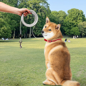 Correa <span class=keywords><strong>de</strong></span> Alambre <span class=keywords><strong>de</strong></span> Acero para Mascota, Correa <span class=keywords><strong>de</strong></span> Metal Resistente a Masticar, Cable <span class=keywords><strong>de</strong></span> Amarre, <span class=keywords><strong>Camping</strong></span>, Patio al Aire Libre - Product Image 5