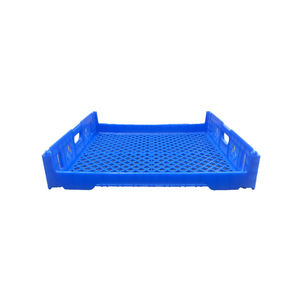 صينية خبز بلاستيكية قابلة للتكديس ومهواة تستخدم لعرض أو تخزين الخبز، صندوق خبز من الدرجة الغذائية - Product Image 5