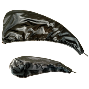 Enveloppe de <span class=keywords><strong>serviette</strong></span> de cheveux en microfibre satinée <span class=keywords><strong>pour</strong></span> femmes Turbans de cheveux super absorbants Enveloppe de cheveux humides et bouclés - Product Image 1
