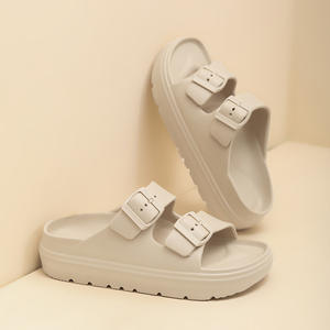 Ciabatte donna estive con doppia fibbia regolabile sandali da spiaggia sandali da spiaggia sandali da donna ciabatte da donna - Product Image 1