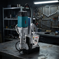Taladro Magnético de 1500W con Succión de 10000N, Velocidad Variable de 0-900 rpm, Base Electromagnética para Fabricación de Metal