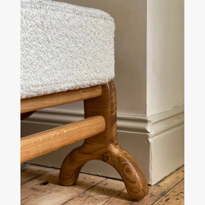 Chaise de canapé en bois massif de style nordique, banc design antique, banc d'entrée, tabouret à chaussures, tabouret de bout de <span class=keywords><strong>lit</strong></span> pour chambre à coucher - Product Image 5