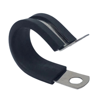 Verzinkter Stahl 304 Edelstahl-Kabelklemme EPDM-Gummi Rohrverbindung Sichere Befestigung Polierte Oberfläche (Zoll/Metrisch) TL