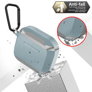 Vente chaude étui anti-rayures pour AirPods Pro 2 Pro 3 housse en aluminium pour AirPods 3 4 étui de protection antichoc pour casque - Product Image 5