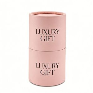 Custom Logo Candle Glass Jars with Lids Wholesale <b>Gift</b> & Craft Tea Coffee Cylinder Kraft Tube Packaging - Product Image 1