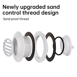<span class=keywords><strong>Bouchon</strong></span> de <span class=keywords><strong>coque</strong></span> de <span class=keywords><strong>bateau</strong></span> <span class=keywords><strong>Bouchon</strong></span> de trou de dalot de kayak <span class=keywords><strong>Bouchon</strong></span> en silicone pour kayak universel Marine Blanc ABS - Product Image 5
