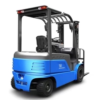 Chariot élévateur électrique à batterie au lithium de petite taille, fabriqué en Chine, chariot élévateur électrique à fourche équilibrée, 1-3 tonnes, à quatre roues motrices