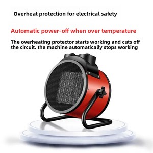 HENGBO Nuevo Calentador Eléctrico Industrial <span class=keywords><strong>de</strong></span> Acero Inoxidable, Ventilador con Motor, Cañón <span class=keywords><strong>de</strong></span> Aire Caliente, Equipo <span class=keywords><strong>de</strong></span> Calefacción para Invernaderos y Fábricas, 220V 3000W - Product Image 2