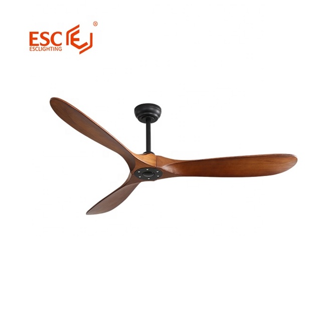 Wholesale Customized Vintage Stylish Energy Saving Dc Mute Motor Big Ceiling Wooden Fan