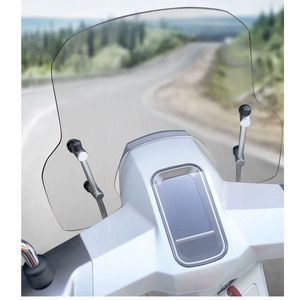 Moto adatto per <span class=keywords><strong>LAMBRETTA</strong></span> G350 modifica <span class=keywords><strong>parabrezza</strong></span> anteriore con accessori <span class=keywords><strong>parabrezza</strong></span> trasparente alto e spesso - Product Image 2