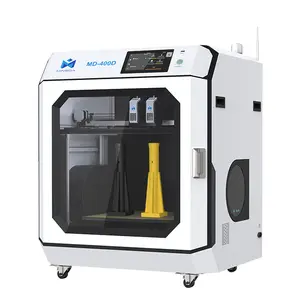 MD-400D speciale offerta ad alta velocità 500 mm/s idex duale industriale 3d stampante macchina da stampa solette 3d Imprimante