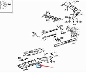 Panel izquierdo del cuerpo del OEM 2466840100 para <span class=keywords><strong>Mercedes</strong></span> CLA W177 - Product Image 5