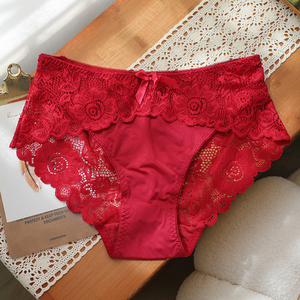 Venta al por mayor Ropa Interior Sexy Para Mujer Bragas De Encaje Traceless Calzoncillos transpirables Mujer Bragas de encaje - Product Image 3