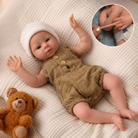 Corps en silicone platine souple de 18 pouces, étanche pour les jeux dans le bain, membres et accessoires flexibles, cadeau pour les enfants de 3 ans et plus et les collectionneurs