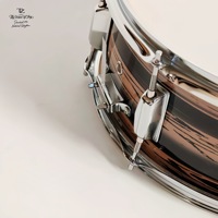 Hot Sale Poplar Wood Wood Grain 14-inch Snare Drum Percussion Instrument with Strap