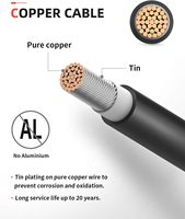 Verzinnter Kupfer isolation mantel Solar elektrisches Elektrokabel 4mm Solar kabel PV DC-Kabel 6 mm2