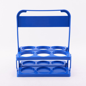 Bandeja de plástico para cerveza, 6 botellas, verde, plegable, para fiestas, camping al aire libre - Product Image 2