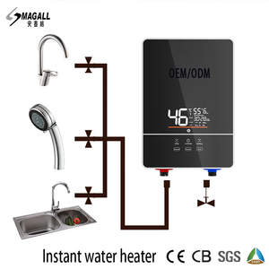 <span class=keywords><strong>Chauffe</strong></span>-<span class=keywords><strong>eau</strong></span> électrique instantané intelligent sans réservoir 6 kW avec affichage numérique OEM, température constante, pour salle de bain et cuisine - Product Image 3