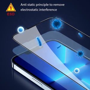 OG-Protector de vidrio templado antiexplosión para <span class=keywords><strong>iPhone</strong></span> 14 Pro Max, película de pegamento completo de aluminio para <span class=keywords><strong>iPhone</strong></span> 13 Pro <span class=keywords><strong>12</strong></span> <span class=keywords><strong>Mini</strong></span> XR X XS - Product Image 6