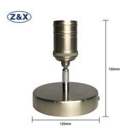 Lampe murale décorative moderne à LED avec télécommande ZX Iron, base d'ampoule E27, 220-240V, garantie de 2 ans, option DIY pour salon