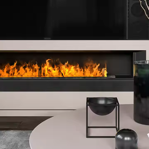 Llamativa chimenea de Vapor Eléctrica de diseño moderno para uso doméstico y de oficina con efecto de llama realista - Product Image 1