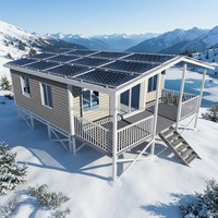 Maison conteneur préfabriquée extensible OEM ODM, design moderne, maisonnette mobile pour bureau à domicile, hôtel, entrepôt avec garantie d'un an
