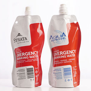 Emballage de boisson, sac liquide, pochette en plastique personnalisée avec bouchon à bec verseur à vis pour l'eau, le vin, l'alcool, l'huile essentielle - Product Image 3