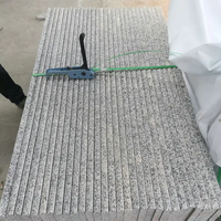 Vente en gros de carreaux de seuil en granit gris poli Marches et contremarches pour escaliers et escaliers Panneau mural extérieur en pierre naturelle