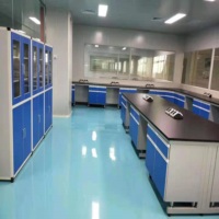 Plan de travail en résine phénolique résistant aux produits chimiques et physiques, table de travail, équipement de laboratoire, banc de laboratoire, rangement