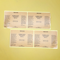 Étiquettes d'emballage en papier kraft personnalisées écologiques, autocollantes, impression écologique, étiquette autocollante Vanish