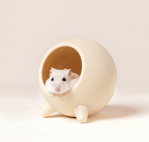 MOFESIPI สัตว์ขนาดเล็ก Hideout บ้านอุปกรณ์หนูแฮมสเตอร์ Chinchilla มินิกระท่อมกระรอกน่ารักเม่นระบายความร้อน Nest สําหรับฤดูร้อนคน<span class=keywords><strong>แคระ</strong></span>