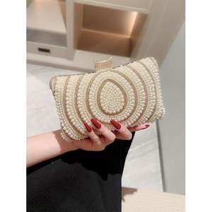 Bolso de Mano de Noche para Mujer, Bolso de Mano con Asa Superior Brillante para Fiesta, Graduación, Boda 2025 - Product Image 1