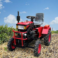 Nouveauté Tracteur de jardin Mini tracteur agricole à chenilles 12HP 15HP 18HP 22HP 4WD Moteur Pompe Boîte de vitesses