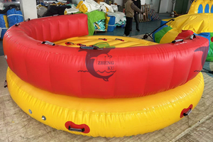 Sofá de agua remolcable ZHENGKU-Tubo inflable resistente para remolque de barcos, esquí y deportes acuáticos - Product Image 4